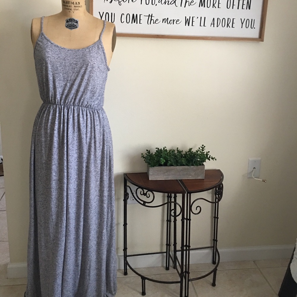 Gray H&M Maxi Dress